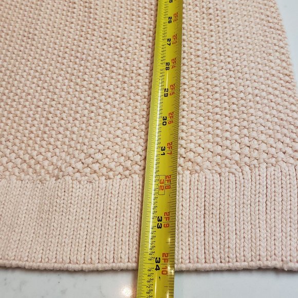 Venus Knit tunic size Medium hi lo chunky knit ballerina pink - Picture 7 of 7